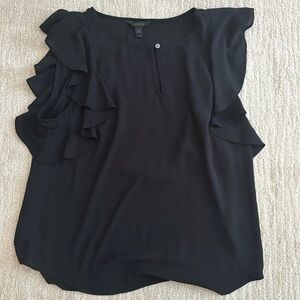 EUC J. Crew black blouse